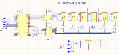 数字钟电路附加功能（数字钟电路原理图）