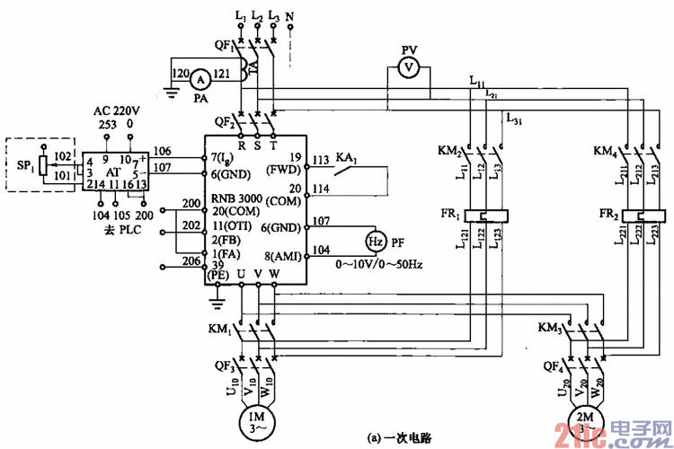 变频器稳压功能（变频器稳压泵控制线路图）